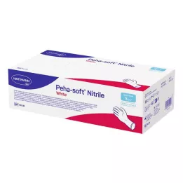 PEHA-SOFT nitrilno bela Unt.Hands.unsteril pf S, 200 kos