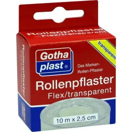 Gothaplast omet v roli Flex trp.2,5 cm x 10 m, 1 kos