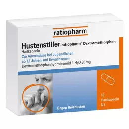 HUSTENSTILLER-ratiopharm dekstrometorfan kapsule, 10 kos