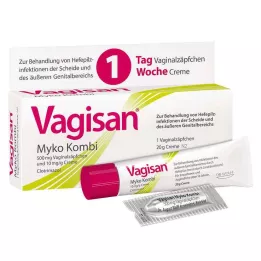 VAGISAN Myko Kombi 1-dnevna terapija, 1 str