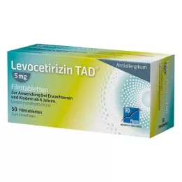 LEVOCETIRIZIN TAD 5 mg filmsko obložene tablete, 50 kom