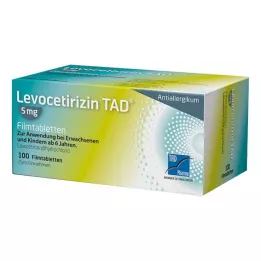 LEVOCETIRIZIN TAD 5 mg filmsko obložene tablete, 100 kom