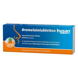 BROMELAIN TABLETTEN hysan gastrorezistentne tablete, 20 kos