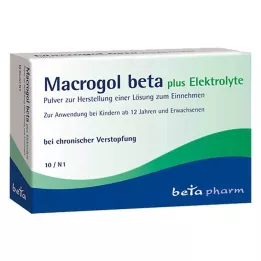 MACROGOL beta plus elektroliti prašek za peroralno uporabo, 10 kos
