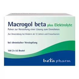 MACROGOL beta plus elektroliti prašek za peroralno uporabo, 100 kos