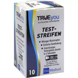 TRUEYOU Listički za merjenje sladkorja v krvi, 10 kos