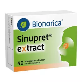 SINUPRET izvleček obložene tablete, 40 kos