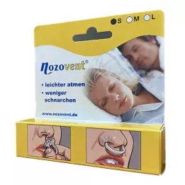 NOZOVENT majhne sponke za nos, 2 kosa