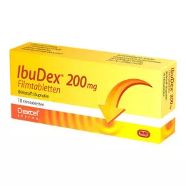 IBUDEX 200 mg filmsko obložene tablete, 10 kom