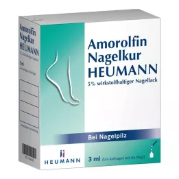 AMOROLFIN Nagelkur Heumann 5% wst.halt.lak za nohte, 3 ml