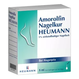 AMOROLFIN Nagelkur Heumann 5% wst.halt.lak za nohte, 5 ml