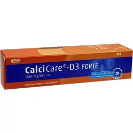 CALCICARE D3 forte šumeče tablete, 20 kom