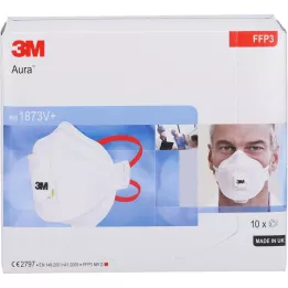 ATEMSCHUTZMASKE 3M 1873V+ z ventilom Aura FFP3, 10 kos