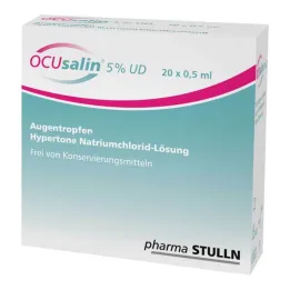 Ocusalin 5% UD kapljice za oko, 20X0,5 ml