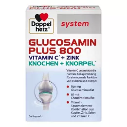DOPPELHERZ Glukozamin Plus 800 sistem kapsul, 60 kos