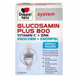 DOPPELHERZ Glukozamin Plus 800 sistem kapsul, 120 kos