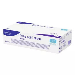 PEHA-SOFT nitrilno bela Unt.Hands.unsteril pf S, 100 kos
