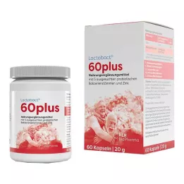 LACTOBACT 60plus gastrorezistentne kapsule, 60 kos