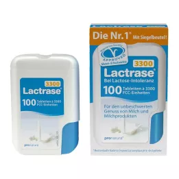 LACTRASE 3.300 FCC tablet v dozirniku na klik, 100 kos