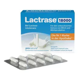 LACTRASE 18.000 FCC kapsul, 40 kos