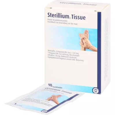 STERILLIUM Robčki, 10 kos STERILLIUM Robčki, 10 kos