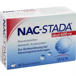NAC STADA akutni 600 mg šumeče tablete, 20 kom