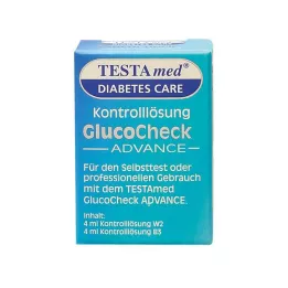 TESTAMED GlucoCheck Advance Control raztopina, 4 ml