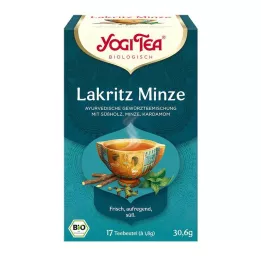 YOGI TEA Organske filtrirne vrečke Liquorice Mint, 17X1,8 g