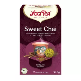 YOGI TEA Organske filtrirne vrečke Sweet Chai, 17X2,0 g