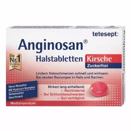 TETESEPT Anginosan pastile za grlo češnja brez sladkorja, 20 kom