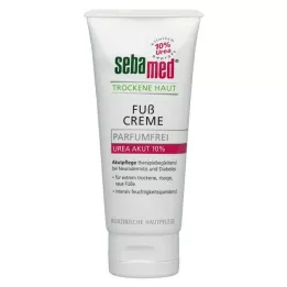 SEBAMED Krema za noge brez parfumov za suho kožo Urea 10%, 100 ml
