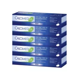 CALCIMED D3 600 mg/400 I.E. šumeče tablete, 100 kom