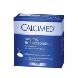 CALCIMED 500 mg šumeče tablete, 20 kos
