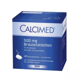 CALCIMED 500 mg šumeče tablete, 40 kos
