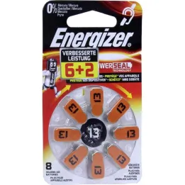 Baterija za slušni aparat Energizer 13, 8 kos