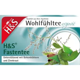 H&amp;S Feel-good tea fasting čaj filter vrečka, 20X1,5 g