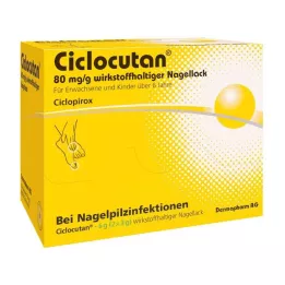 CICLOCUTAN 80 mg/g aktivne sestavine lak za nohte, 6 g