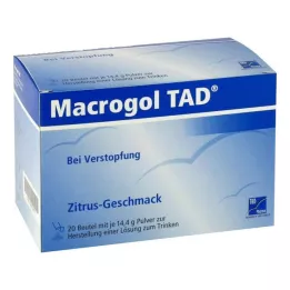 MACROGOL TAD Prašek, 20 kos