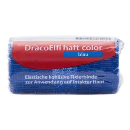 Dracoelfi haft barvni fiksirni povoj 4mx6cm moder, 1 kos