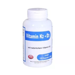 VITAMIN K2+D3 Berco kapsule, 120 kos