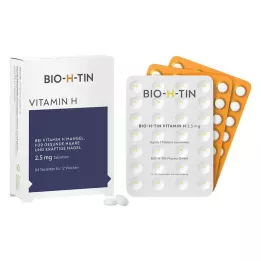 BIO-H-TIN Vitamin H 2,5 mg za 12 tednov tablete, 84 kos