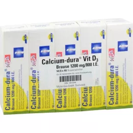 CALCIUM DURA Vit D3 šumeče 1200 mg/800 IE, 50 kos
