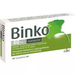 BINKO 40 mg filmsko obložene tablete, 30 kom