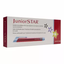 JUNIORSTAR Naprava za injiciranje rdeča, 1 kos