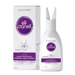 ELL-CRANELL 250 mikrogramov/ml raztopina za uporabo na glavi, 100 ml