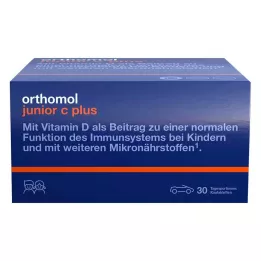 ORTHOMOL Junior C plus žvečljiva tableta gozdni sadeži, 30 kos