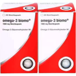 OMEGA-3 biomo 1.000 mg mehke kapsule, 56 kos