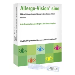 ALLERGO-VISION sine 0,25 mg/ml AT v enoodmernem vsebniku, 10X0,4 ml