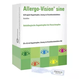 ALLERGO-VISION sine 0,25 mg/ml AT v enoodmernem vsebniku, 20X0,4 ml