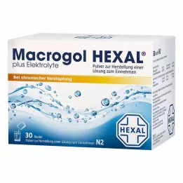 MACROGOL HEXAL plus elektroliti Plv.z.H.e.L.z.E., 30 kos
